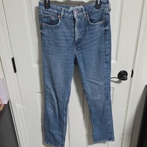 H&M Men's Straight Blue Denim Jeans